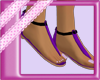 Teen rock purple sandal