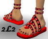 2L2 Roman Sandals-Red