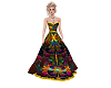 Colourful wave Gown 2