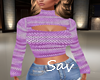 Sweater/Shorts-Lilac
