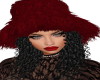 Red Fur Fuzzy Hat