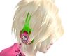 Pink and Green Headphone