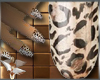 Leopard Gold Nails