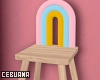 Rainbow Wooden Chair