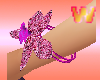 W~ Pink Orchaid Bracelet