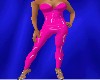 (N) pink catsuit pvc
