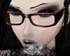 -LEXI- Glasses: Red/Blak
