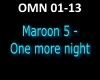 MAROON5- ONE MORE NIGHT