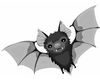 cute bat sticker