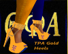 Gold heels TPA