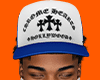 Blue Chrome Hearts hat