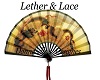 lether & lace wall fan