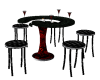 round club table redblk