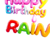 Happy Birthday Rain🎂