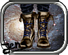 [Jens]Brown~Blue Boots