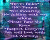 Room Rules