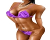 Purple Sequin Bikini