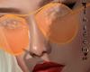 Orange, glasses