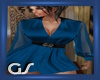 GS Satin Blue Dress