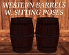 Western Barrels W/ Poses