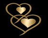 Gold Hearts Animated