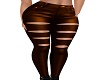 Shiny leather split pant