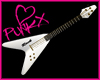 PunkX White Bass Guitar