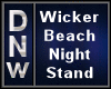 Wicker Night Stand