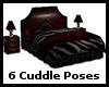 ! Bed w/6 cuddle poses