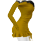elegant mustard dress