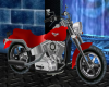 Red Harley Davidson