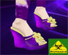 Purple Glowing Sandals