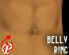 PB Gold Belly Ring