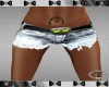 Pop Art Torn Up Cutoffs