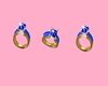 Blue Stone Wedding Ring