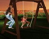 Outdoor animated swing