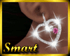 SM Diamond Heart Earring