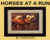 HORSES AT A RUN
