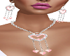 Pink Hearts Earrings