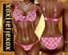 [L] STRASS Pink Bikini