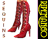 bootsRed SequinRM