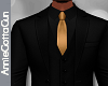 Black Suit ~ Gold Tie