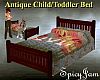 Antq Childs Bed 3 Bunnys