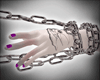 chained hand