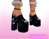 Bass Crop Heels Blk
