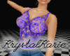 laced top blue