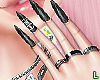 L| Goth me Nails + Rings