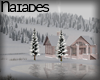 N| Winter Log Cabin