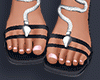 Layla Black Sandals