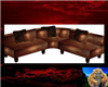Country leather couch